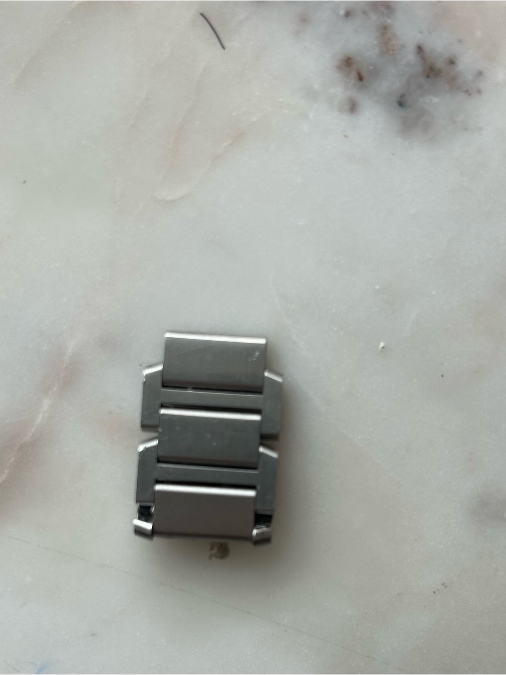 Cartier Tank Stainless Steel Replacement Watch Band Link - Silver